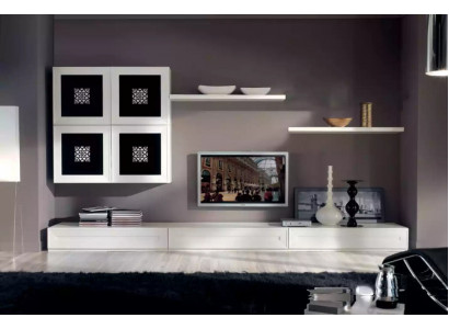 Moderne Wunnwand Set Sideboard Wunnzëmmer Schief Moosequipment