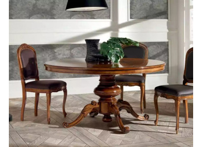 Komplett Set Iessdësch 4x Still Iesszëmmer Set Iess Grupp Holz Dësch Nei 5tlg