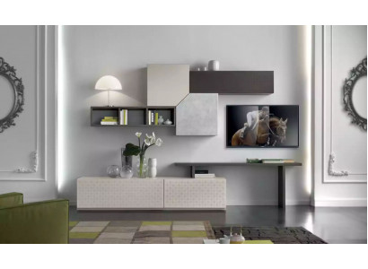 TV-Schaf italienesch Miwwelen Wunnzëmmer Luxus-Sideboard Wandschaf Holz