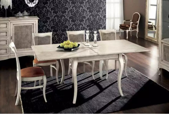 Iesszëmmer Garnitur Iessdësch 4x Still Iesszëmmer Sideboard Set 7tlg.