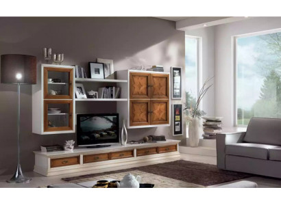 Italienesch Holzmiwwel Designer Anrichte Wunnwand Wunnzëmmer Schiefwand