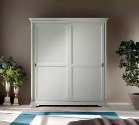 Moderne Stil Kleederschaf Design Miwwelen Schlofzëmmer Wäiss Schaf Nei