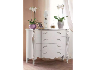Kommoden wäiss Schlofzëmmer Design klassesch Luxus Holz Kommode Sideboard
