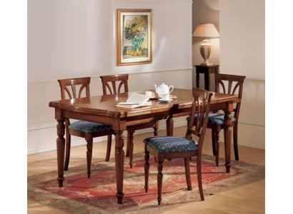 Design Iesszëmmer Stull Set Dëscher 4x Stull Iessgrupp Garnitur 5dg Stéck.
