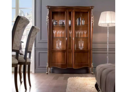 Italienesch Luxus Holz Miwwelen Klassesch Stil Vitrinn Wunnzëmmer Nei