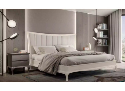 Design-Schlofzëmmer 3-tlg. Bett 2x Nuetstiesch Modern Luxus Better Miwwelen