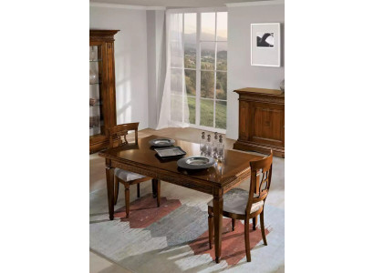 Kompletten Iessdësch 4x Still Iesszëmmer Set Iess Grupp Braun Dësch 5 Deeler