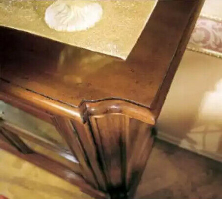 Sideboard Wunnzëmmer Kommode mat Tiräng Holz Schaf Brong Nei