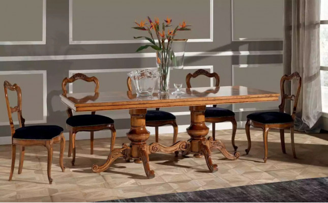 Iessen Dësch Braun Luxus Dësch Holz Iesszëmmer Rechteckeg Iessdëscher Neien