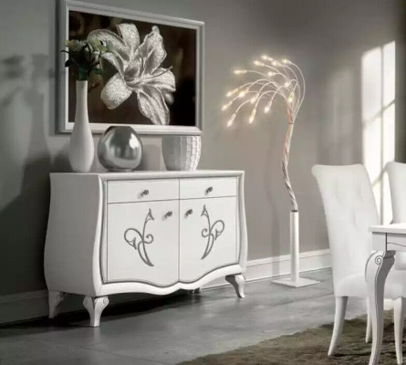 Sideboard Kommode Wunnzëmmer Luxus Kommoden Wäiss Miwwelen Holzschaf