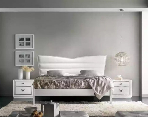 Design Miwwel Bett 2x Nuetsdëscher 3-deeleche Schlofzëmmer Set Luxus Better Nei