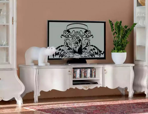 TV Stativ Wunnzëmmer Schaf Miwwelen RTV Säitendësch Holz Wunnschief Holz