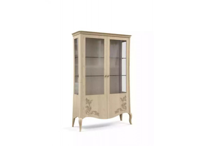 Vitrine Holz Luxus Klassesch Anrichte Design Miwwelen Italienesch Beige