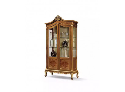 Holz Vitrinnen Glas Schaf Echt Holz Anrichte Vitrin Wunnzëmmer Miwwelen