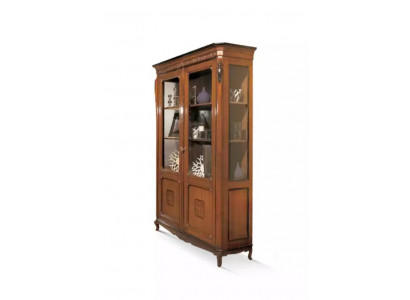 Luxus Schaf Holz Miwwelen Vitrinn Regal Design Klassesch Glasschaf