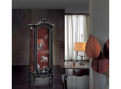 Design Anrichte Italienesch Miwwelen Vitrin Designer Luxus Holz Schaf