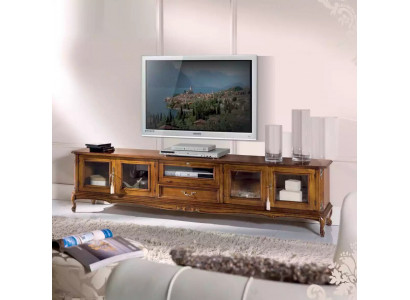 Exklusiv Miwwelen Klassenesche Stil Holz luxuriéis TV-Ständer Lowboard