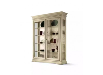Luxus Vitrine Holz Designer Schaf Vitrinen Wunnzëmmer Schief Nei