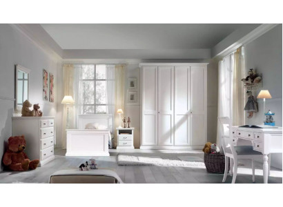 Jugendong Schlofzëmmer Set schlofzëmmer Modern Bett Nuetsdësch Dësch 5tlg.