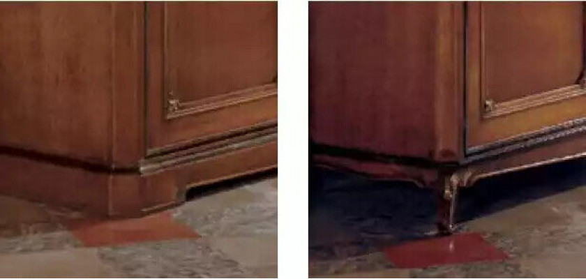 Sideboard Italienesch Miwwelen Massiv Wunnzëmmer Kommode Schaf Holz Nei