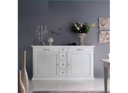 Luxus Kommodë Wäiss Sideboard Holz Schafsalon Miwwel Italien