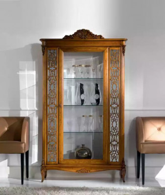 Vitrine Italienesch Luxus Miwwelen Vitrinen Anrichte Glas Schaf Design