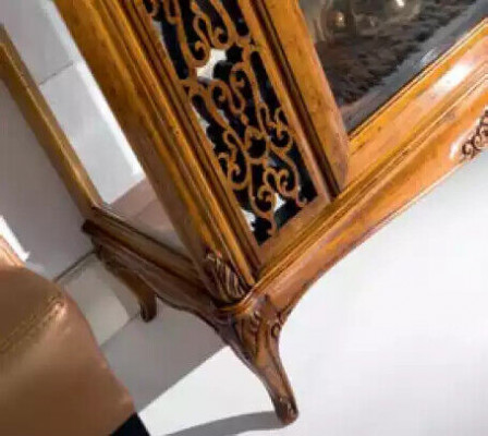 Vitrine Italienesch Luxus Miwwelen Vitrinen Anrichte Glas Schaf Design