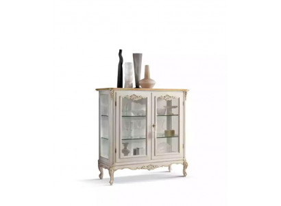 Glasvitrine Luxus Vitrin Wäiss Vitrin Klassesch Italienesche Miwwelen