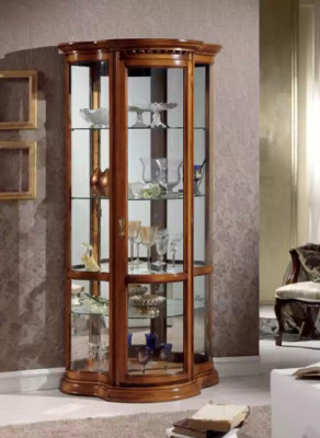 Schiefen Holz Vitrin Glas Schaf Echt Holz Stuff Miwwel Anrichte