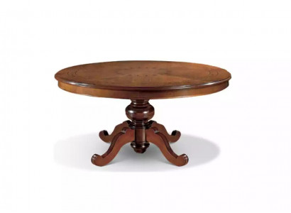 Iessdësch Braun Ronn Klassesch Iessenzëmmer Luxus Holz Dëscher Design Nei