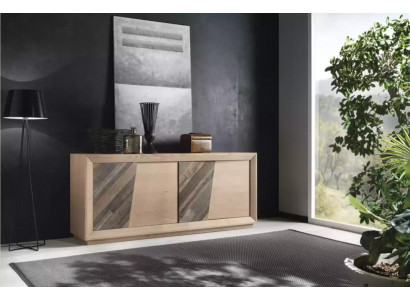 Sideboard Wunnzëmmer Iesszëmmer Holz Luxus Kommoden Miwwelen Braun Nei