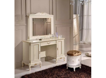 Schick wäiss Kommode Spigel klassesche Miwwel-Set vu Sideboard Kommoden