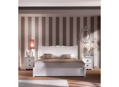 Schlofzëmmer Design Modern Luxus Schlofzëmmer Bett 2x Nuetsdëscher 3 deelech