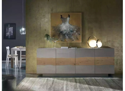 Sideboard Design Kommode Holz Schaf Schief Italienesch Miwwelen Neit
