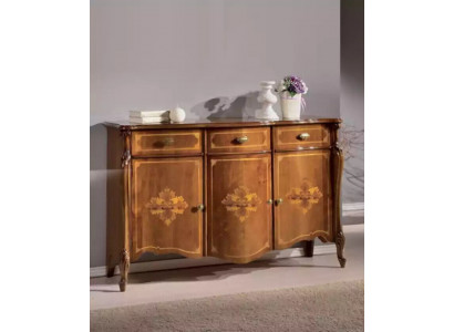 Design Kommode Luxus Holz Sideboard Schaf Wohnzimmer Schief Neien