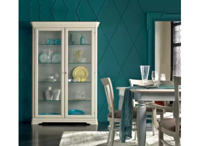 Vitrinn Glasschaf Holz Wunnzëmmer Vitrinnen Italienesch Luxus Miwwelen