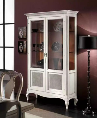 Vitrin Déckschaf Vitrinnen Luxus Glas Schaf Holz Design Miwwelen Italien