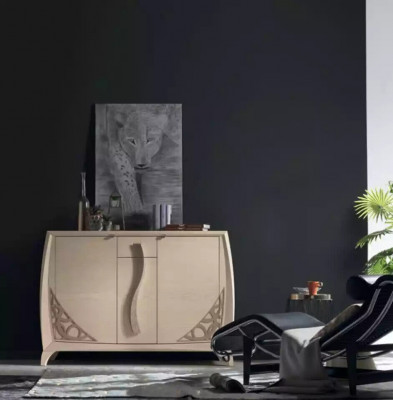 Kommode Sideboard Holz Schaf Beige Miwwelen Kommoden Wunnzëmmer Nei