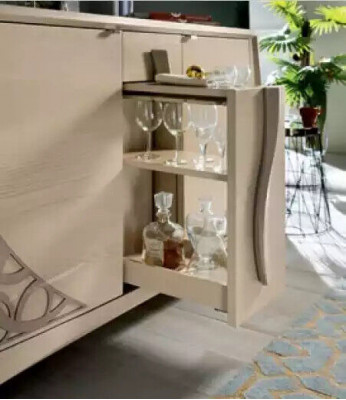 Kommode Sideboard Holz Schaf Beige Miwwelen Kommoden Wunnzëmmer Nei