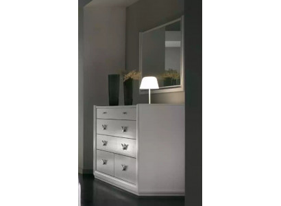 Kommode Spigel Schaf Regal Konsole Miwwelen Holzschaf Italien Set 2tlg.