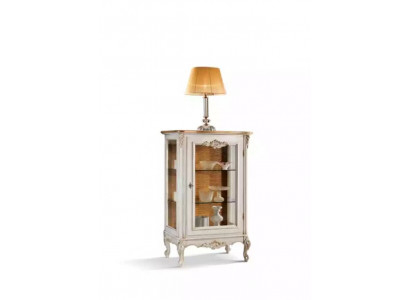 Schaf Vitrinn Glas Schaf Stil Klassesch Holz Design Miwwelen