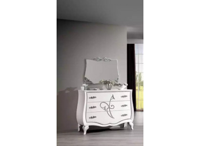 Buffet Kommode Designer Luxus Schiefen Holz Wäiss Kommoden Modern Neit