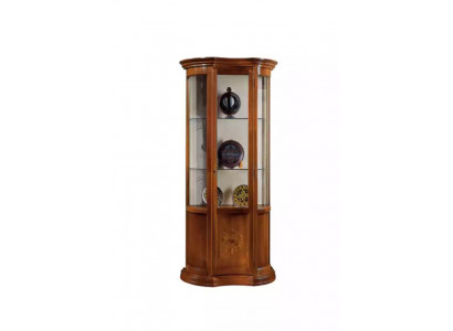 Schaf Braun Holz Design Miwwel Vitrin Anrichte Vitrin Luxus Glas Nei