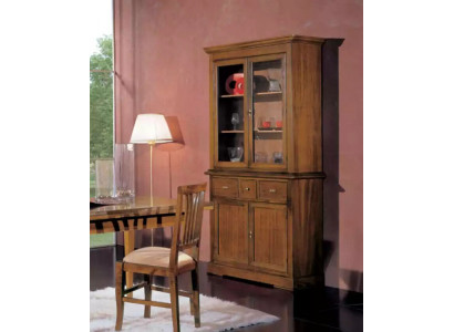 Schaf Schief Anrichte Vitrin Glasschaf Vitrinen Italienesch Miwwelen
