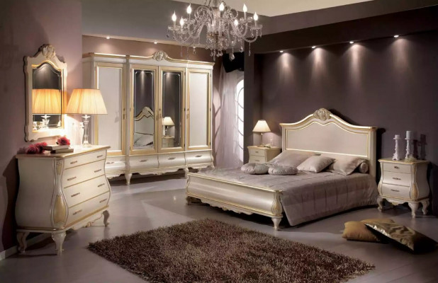 Moderne Designer-Nuetsdësch aus wäissem Holz am Schlofzëmmer klassesch Miwwelen