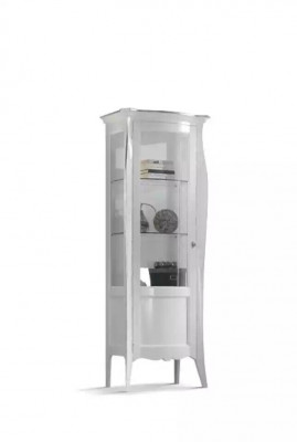 Designer Vitrinn Anrichte Schief Schief Design Italienesche Miwwelen Schaf Luxus Holz