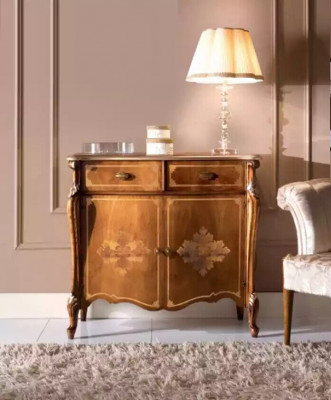 Sideboard Kommode Braun Schaf Luxus Regal Miwwel Holzschaf Nei