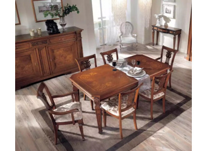 Klasseschen Design Iessdësch Dësch Holz Iesszëmmer Garnitur Brong Dëscher Nei