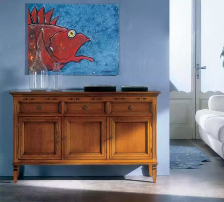 Design Klassesch Kommode Holz Anrichte Braun Sideboard Schaf Neien
