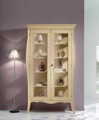 Italienesch Miwwelen Vitrin Schaf Schau Schief Design Wunnzëmmer Neit